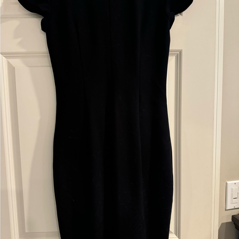Cache Size 6 Black Midi Dress - image 4